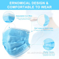 Medizinische Einweg-Gesichtsmaske aus schmelzgeblasenem Stoff